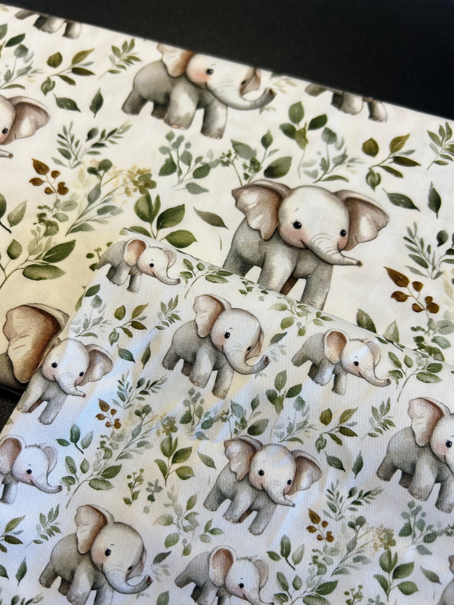 Baby Elephant - Minky Fabric