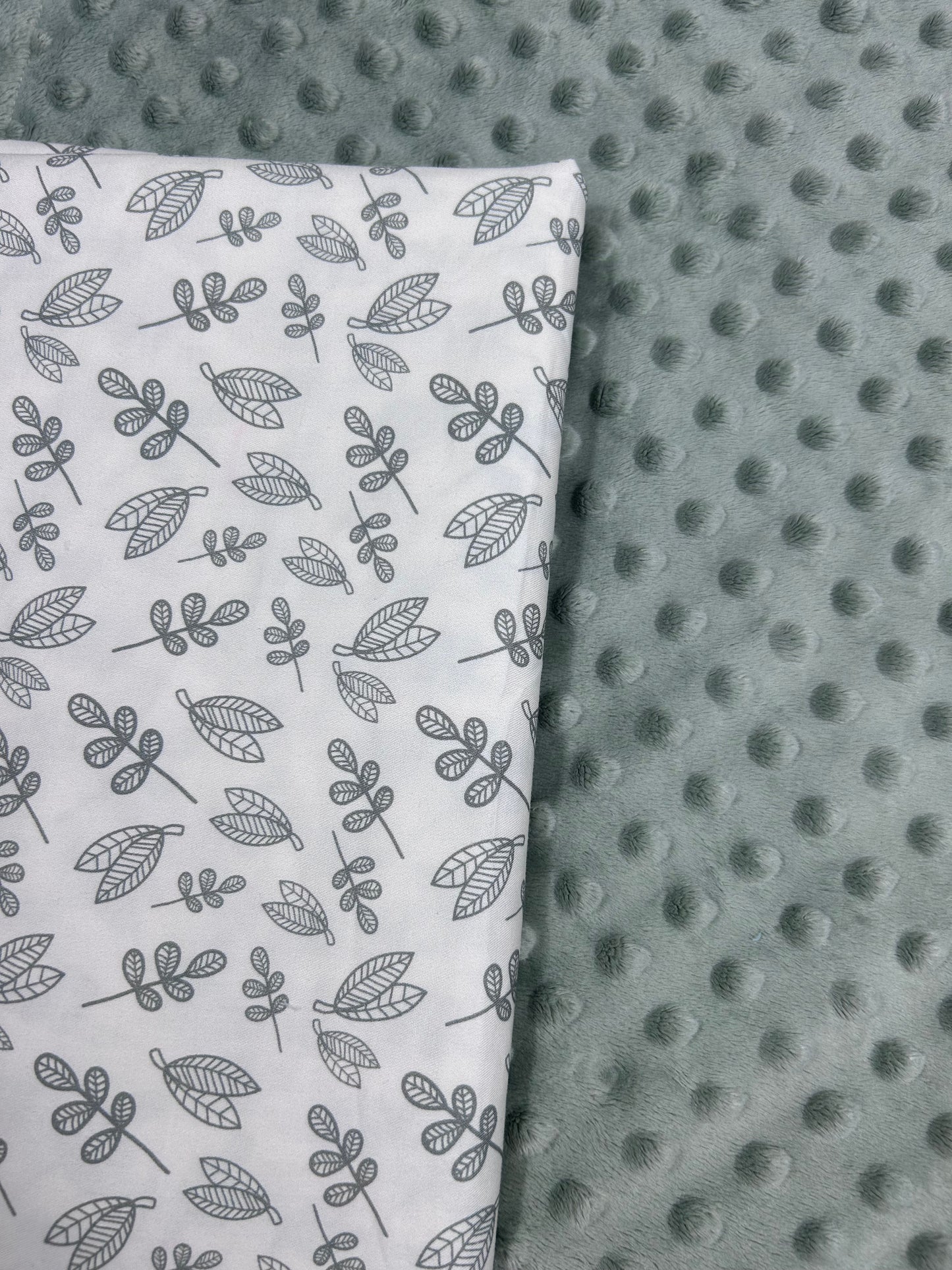 Boho Sage Leaves (September Pre-Order) - Fabric
