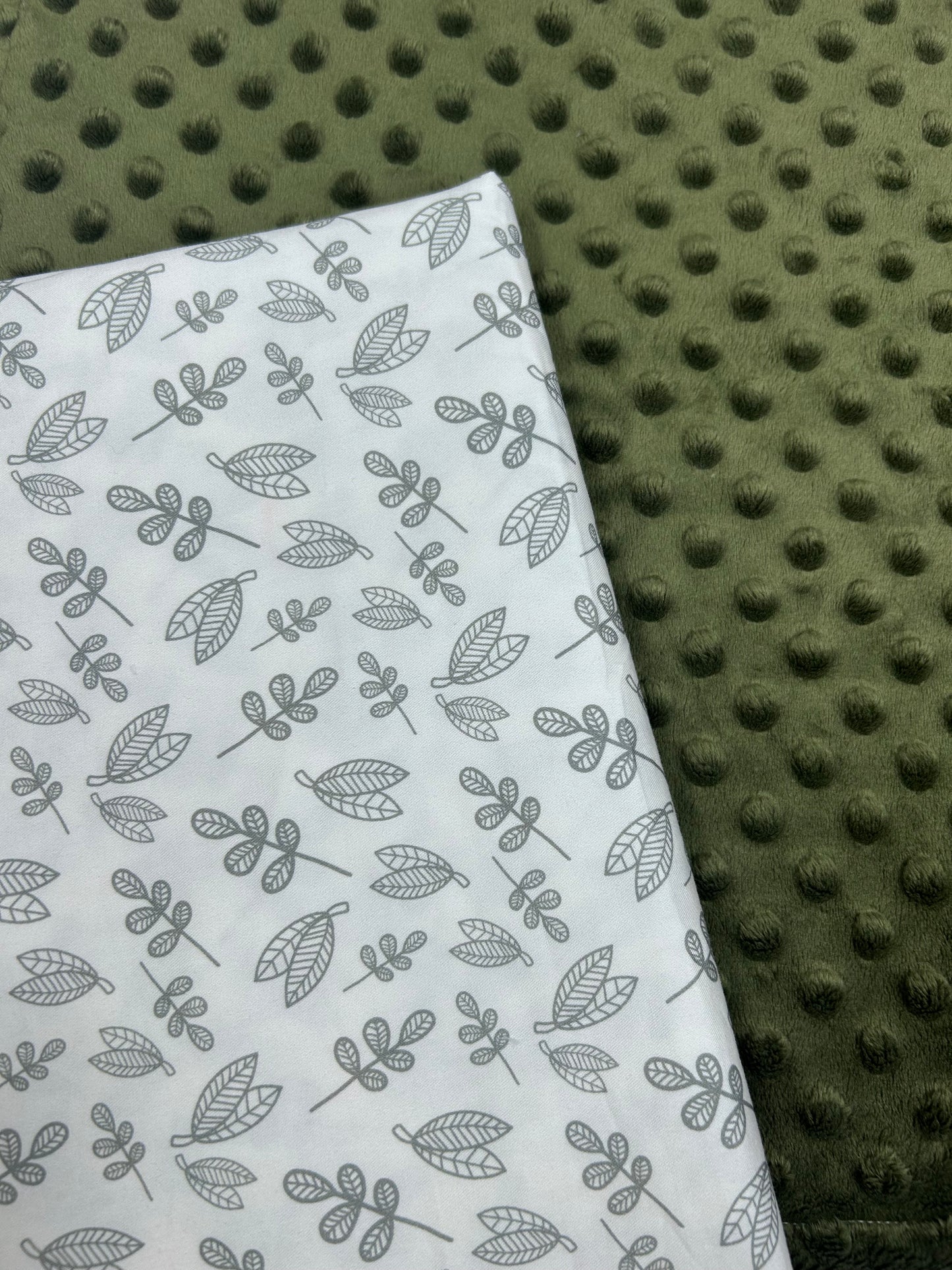 Boho Sage Leaves (September Pre-Order) - Fabric
