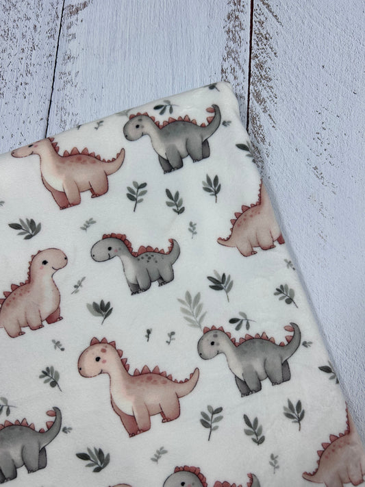 Baby Dinosaur - Minky Fabric