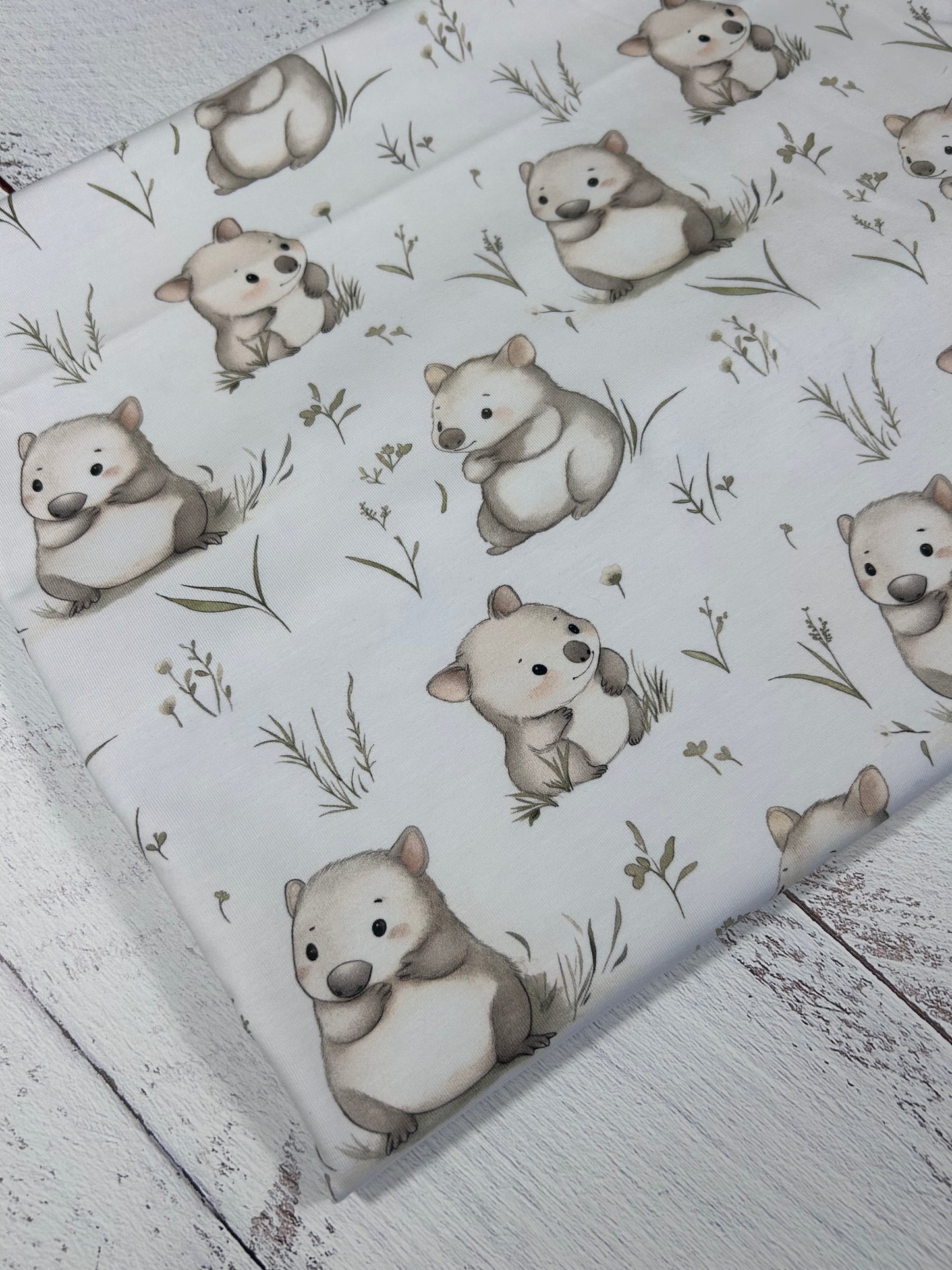 Baby Wombat - Minky Fabric