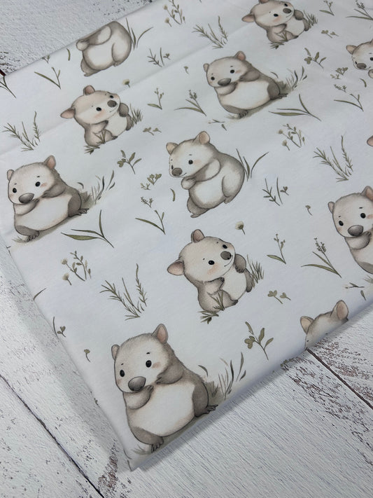 Baby Wombat - Minky Fabric
