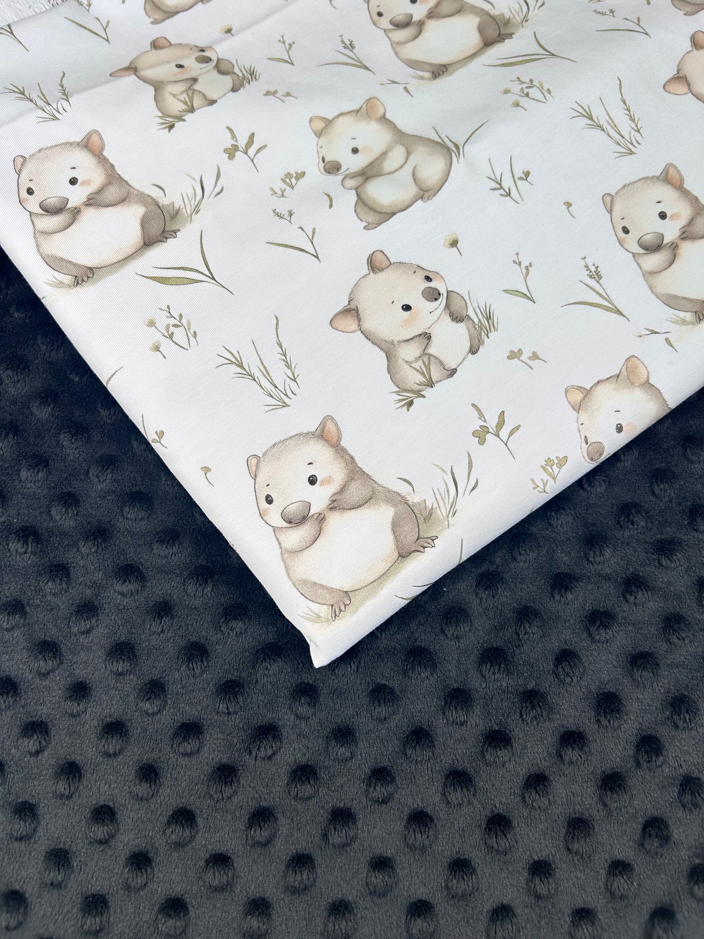 Baby Wombat - Minky Fabric