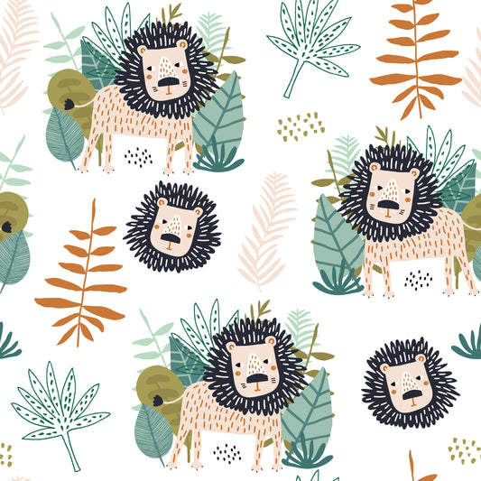 Jungle Lion (September Pre-Order) - Fabric