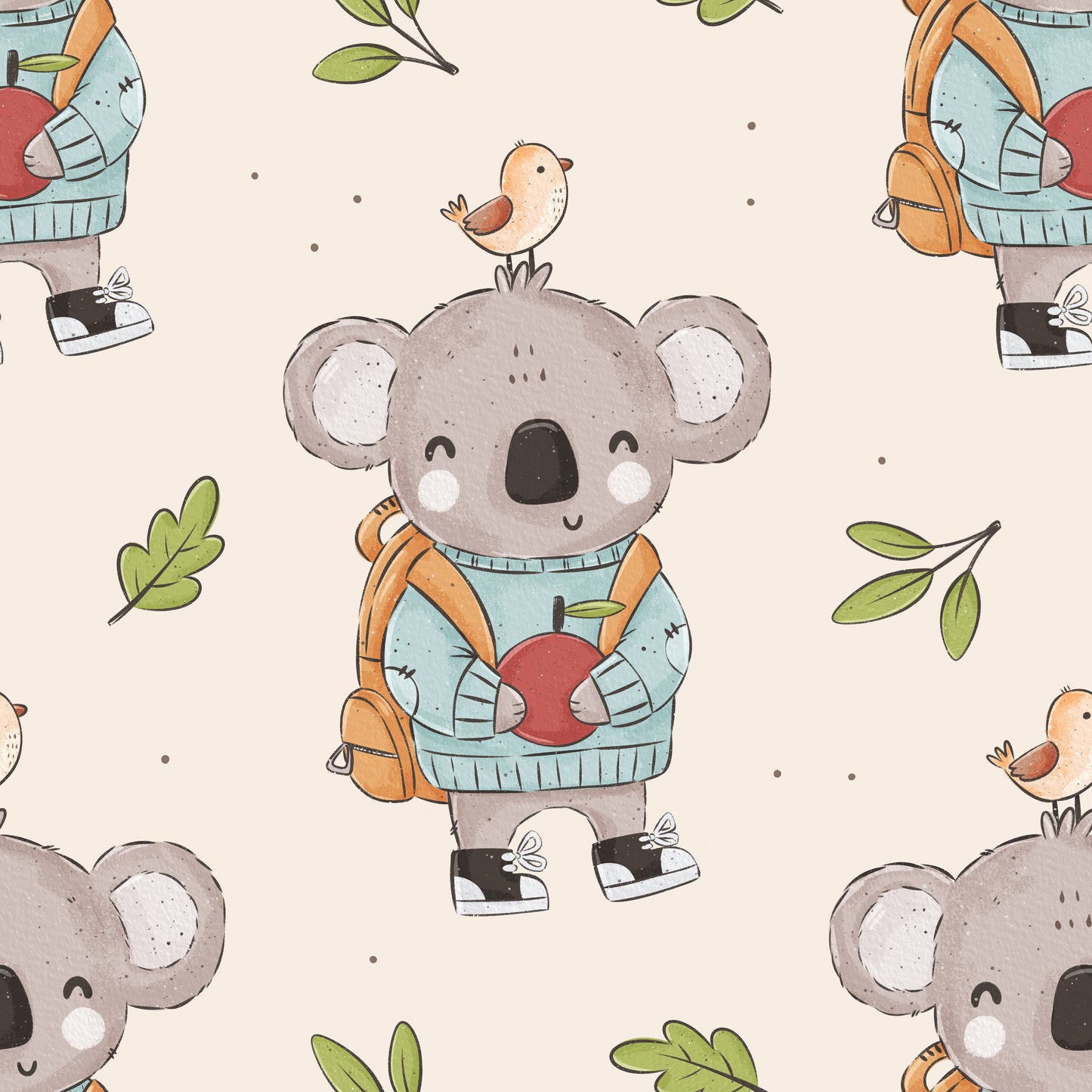 Koala School (July Pre-Order) - Fabric