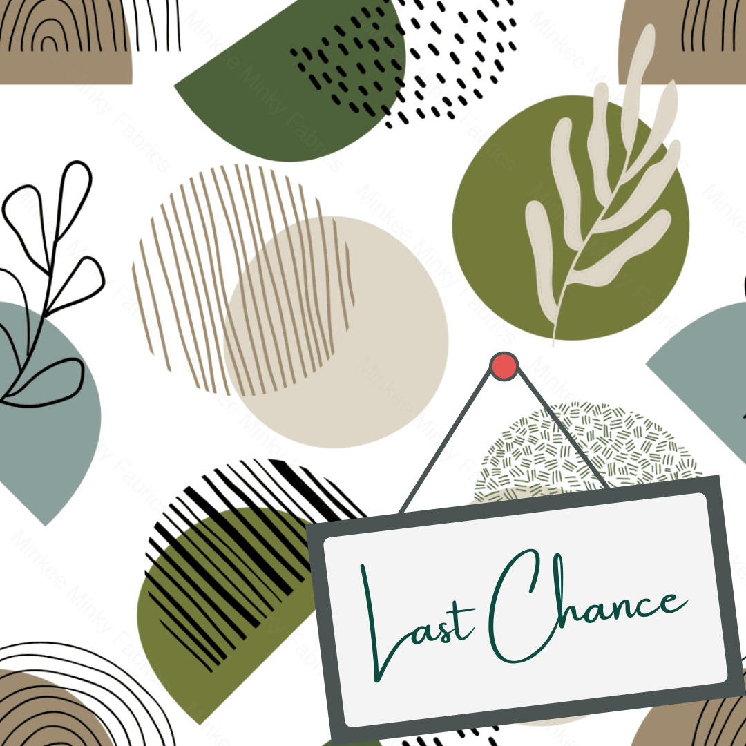 Abstract Olive (September Pre-Order) - Fabric