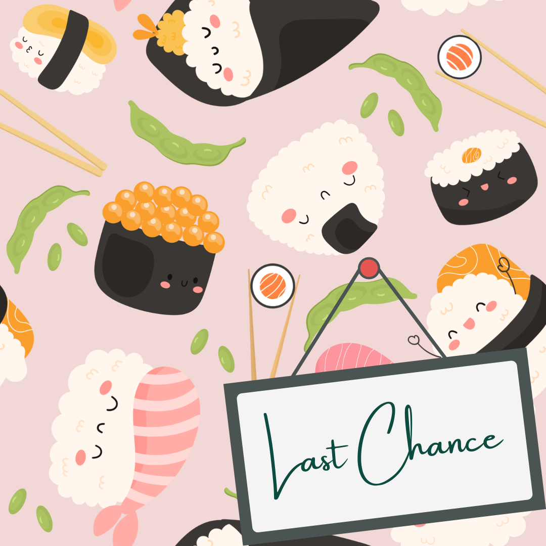 Cute Sushi (September Pre-Order) - Fabric