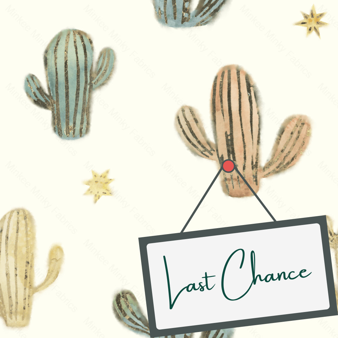 Earthy Dinosaur Cactus (September Pre-Order) - Fabric