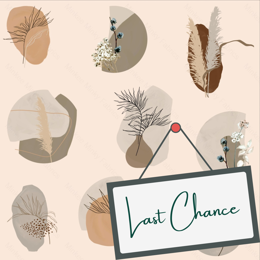 Earthy Florals on Sand - SCATTERED (September Pre-Order) - Fabric