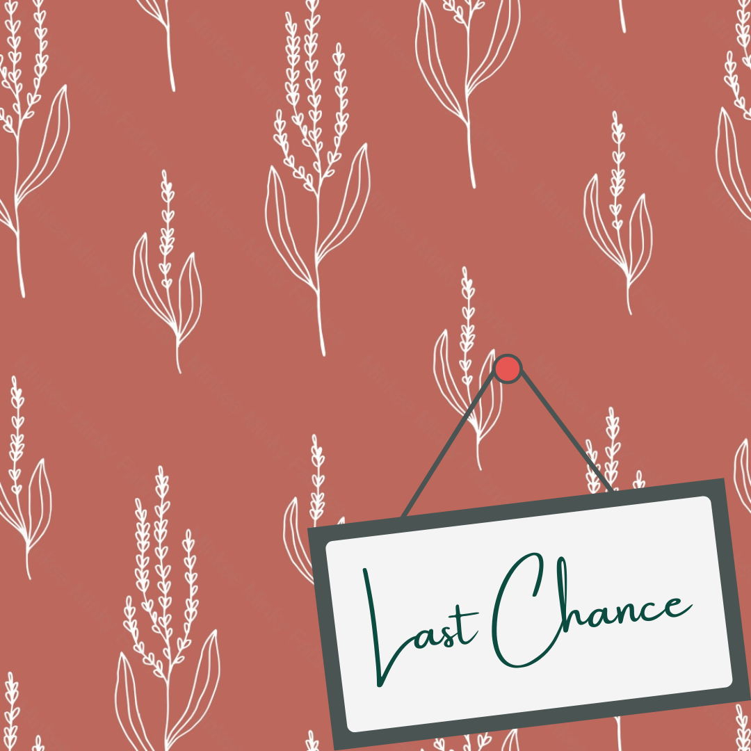 Earthy Terracotta Floral (September Pre-Order) - Fabric