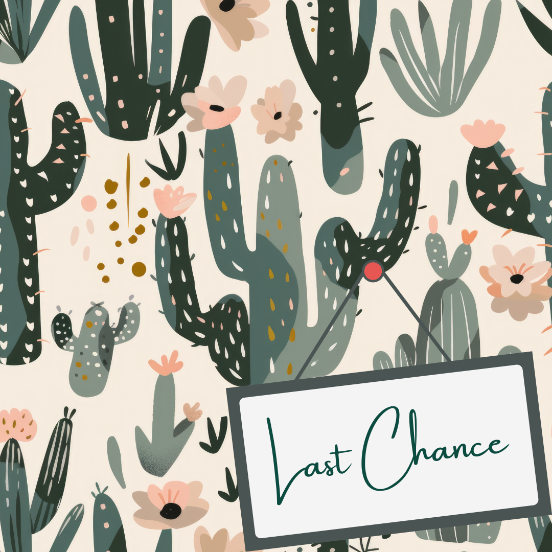 Flowering Cactus (September Pre-Order) - Fabric