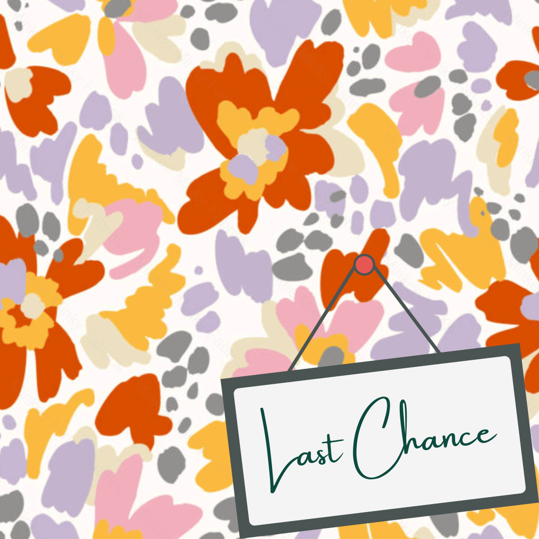 Geo Floral Pink (September Pre-Order) - Fabric