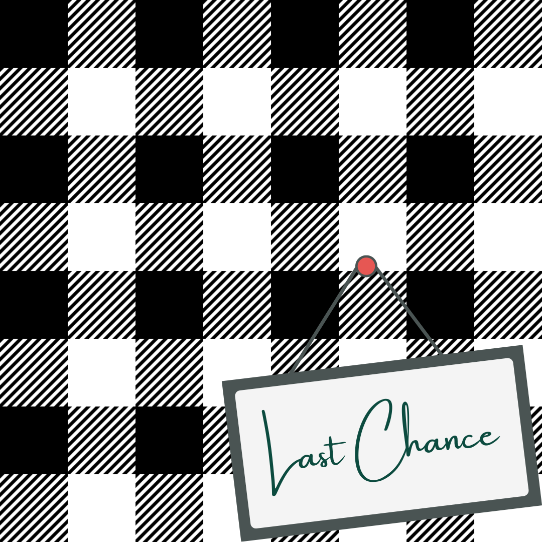 Gingham Black (September Pre-Order) - Fabric