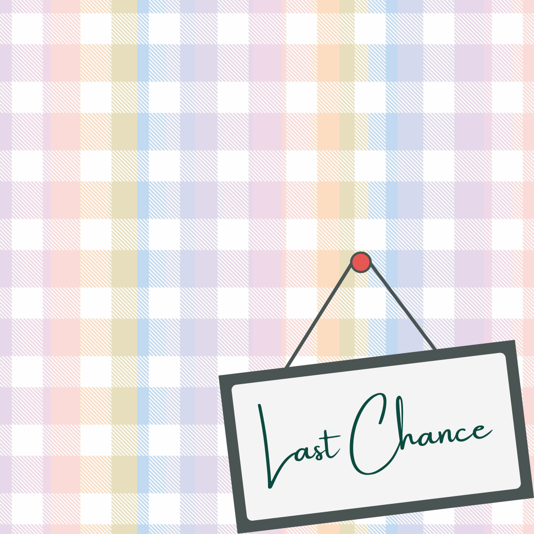 Pastel Gingham (September Pre-Order) - Fabric