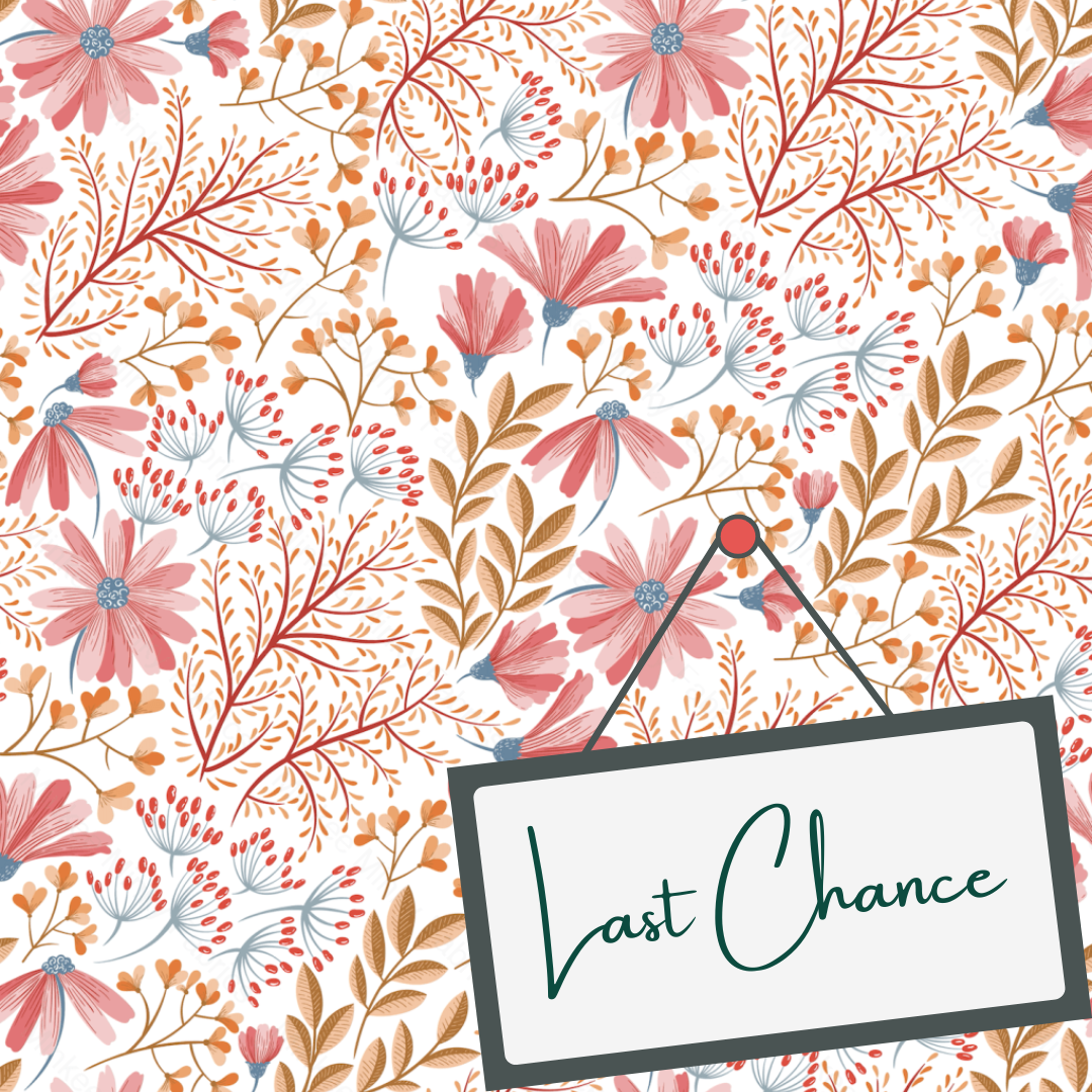 Pink Coral Field (September Pre-Order) - Fabric
