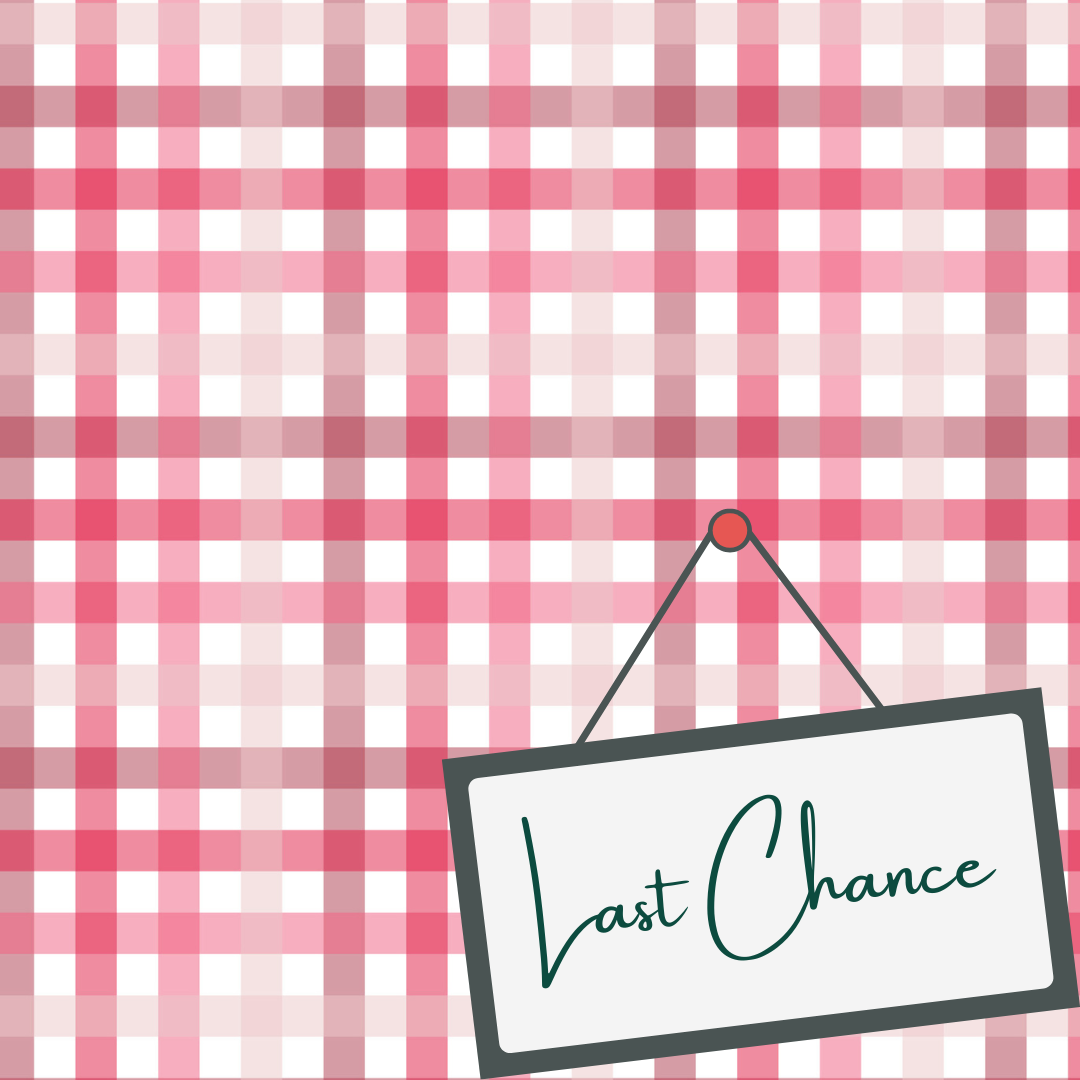 Pink Hues Gingham (September Pre-Order) - Fabric