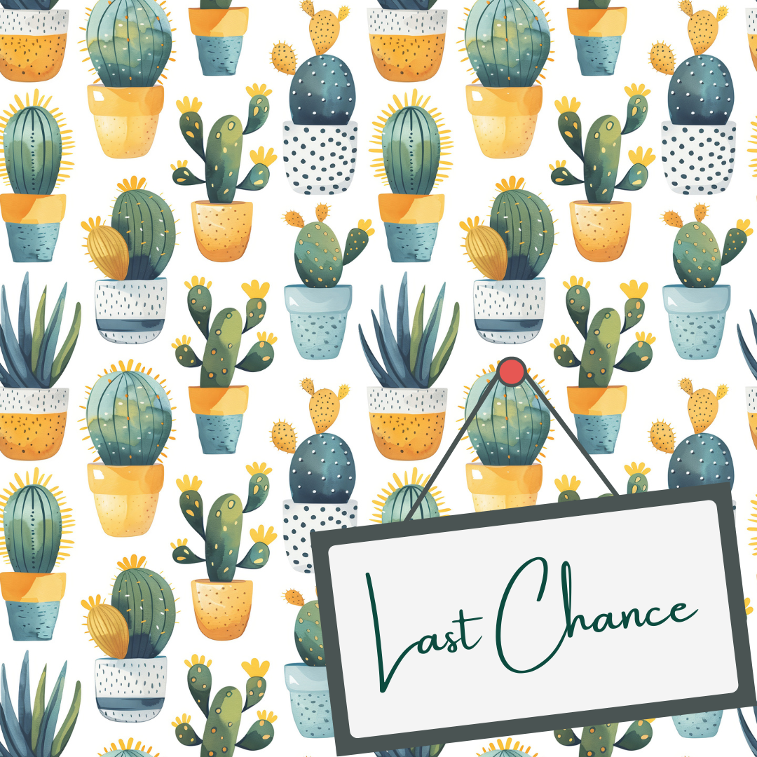 Potted Cactus (September Pre-Order) - Fabric