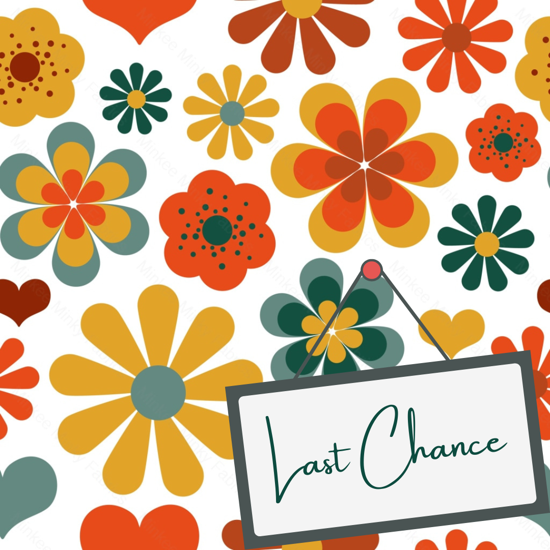 Seventies Flower Power (September Pre-Order) - Fabric