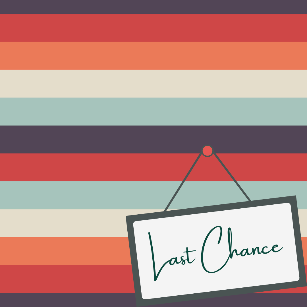 Summer Muted Orange Stripe Combo (September Pre-Order) - Fabric