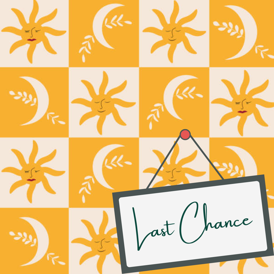 Sun and Moon Check (September Pre-Order) - Fabric