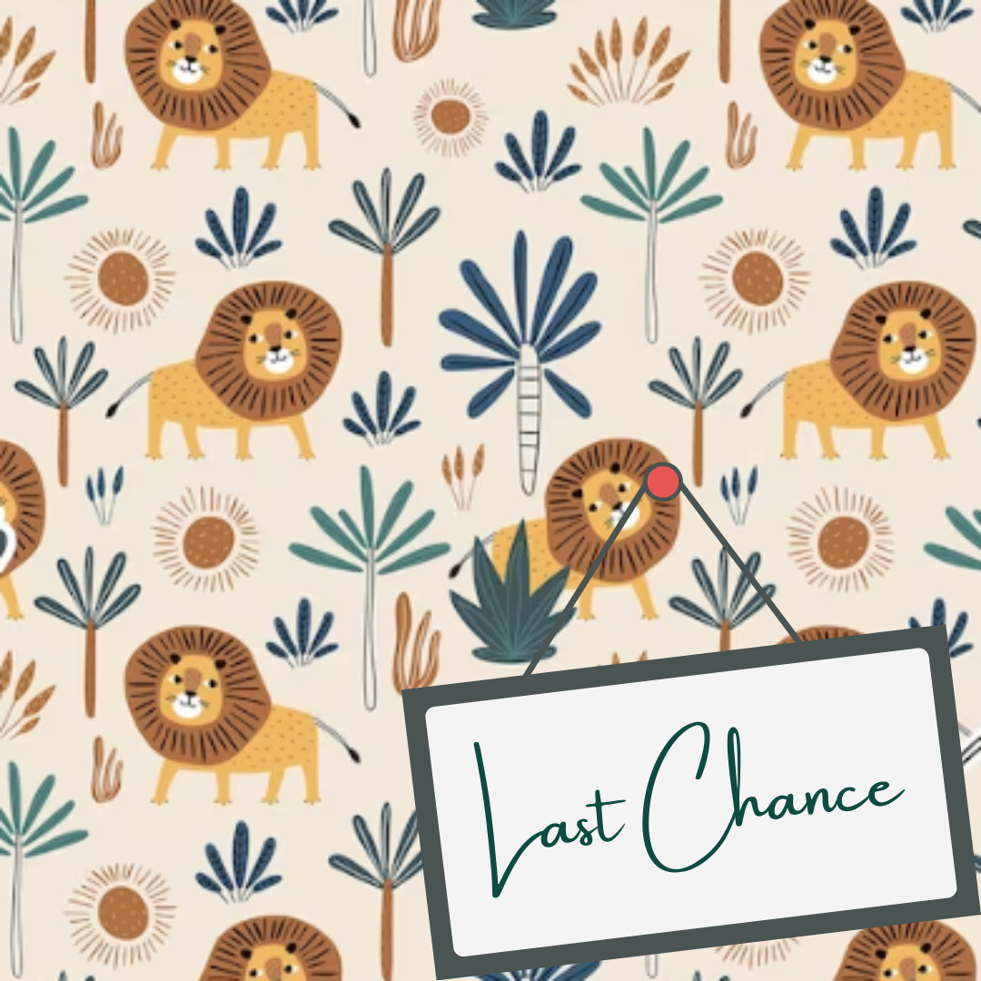 Tropical Lions (September Pre-Order) - Fabric
