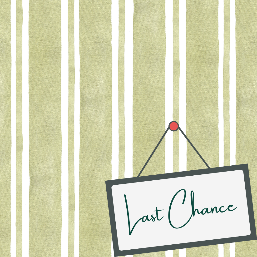 Vintage Green Stripes (September Pre-Order) - Fabric