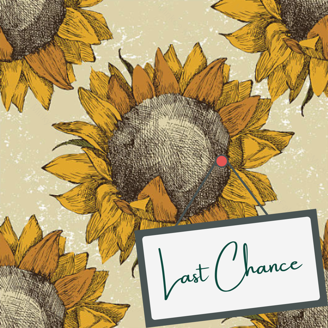 Vintage Sunflower (September Pre-Order) - Fabric