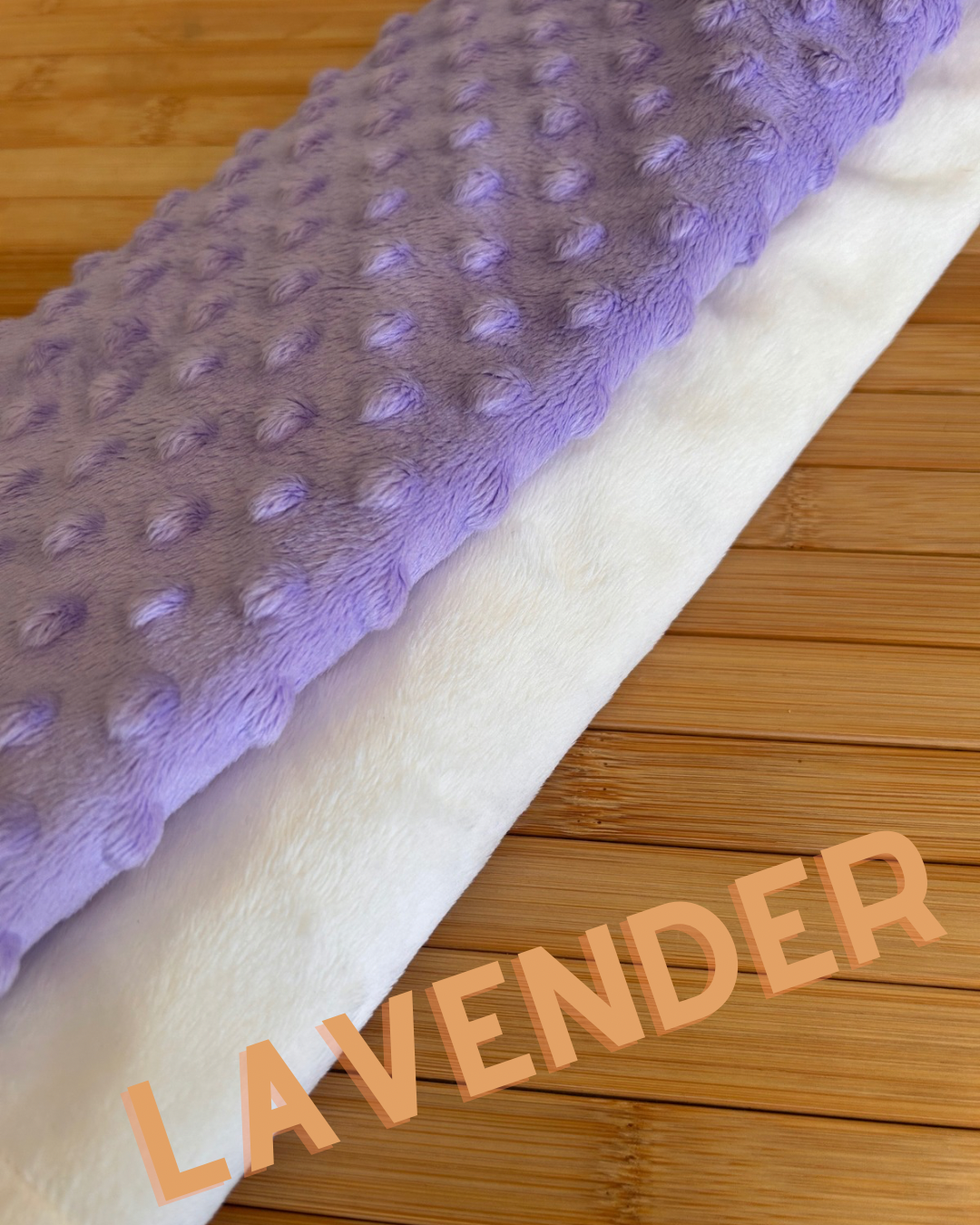Premium Minky Dot Fabric - Lavender