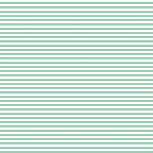 Mint Stripes (September Pre-Order) - Fabric