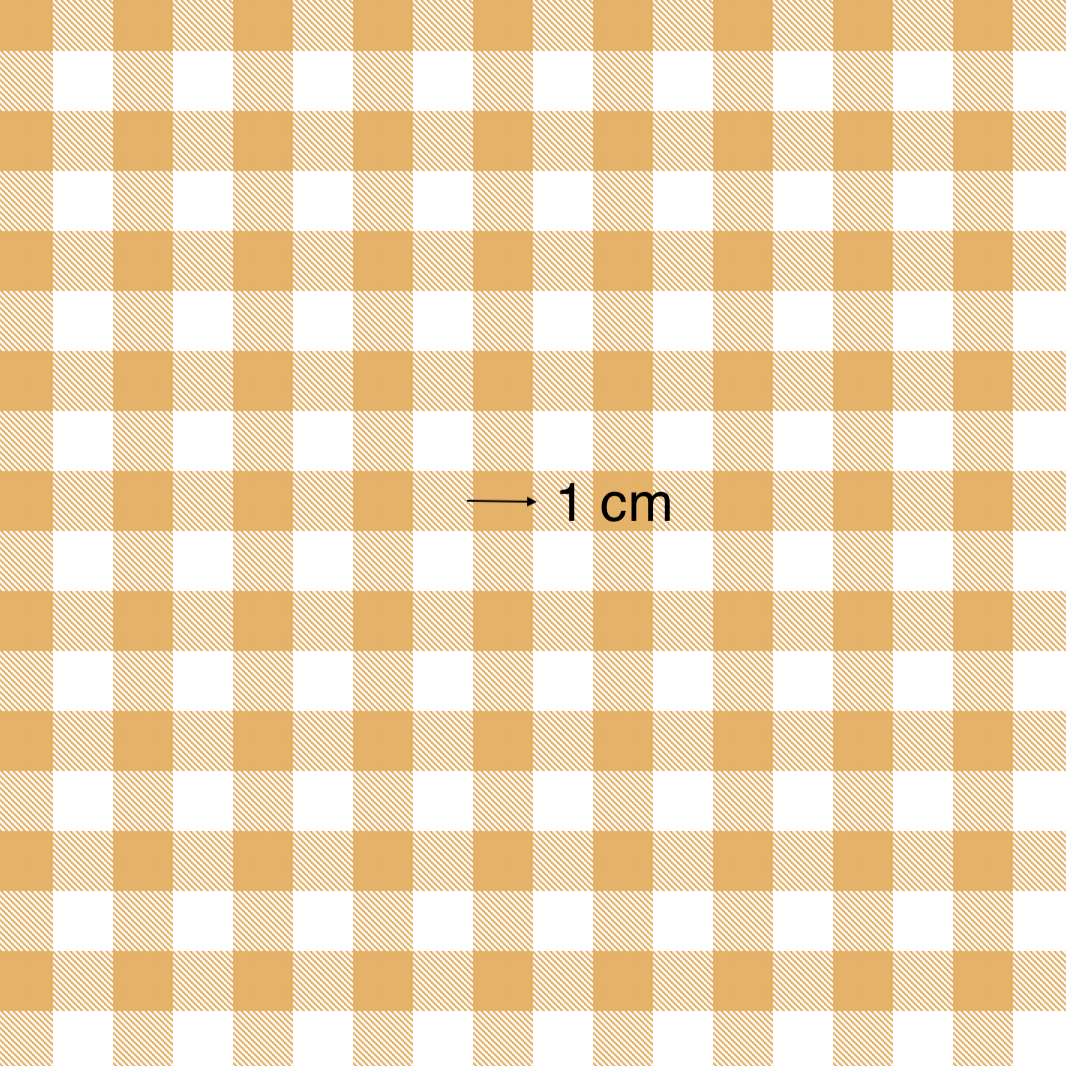 Gingham Oatmeal - Woven Fabric