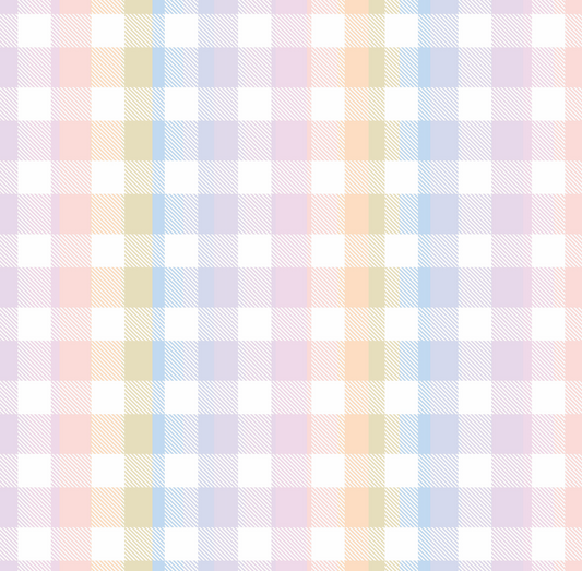 Pastel Gingham (September Pre-Order) - Fabric
