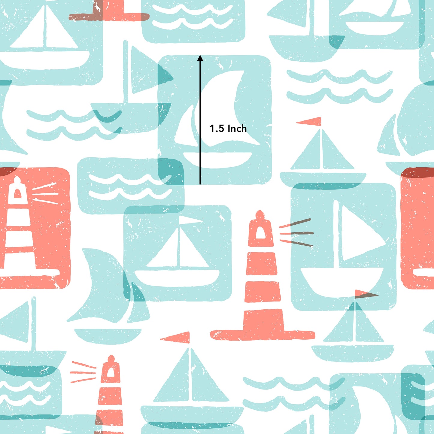 Pastel Lighthouse (September Pre-Order) - Fabric