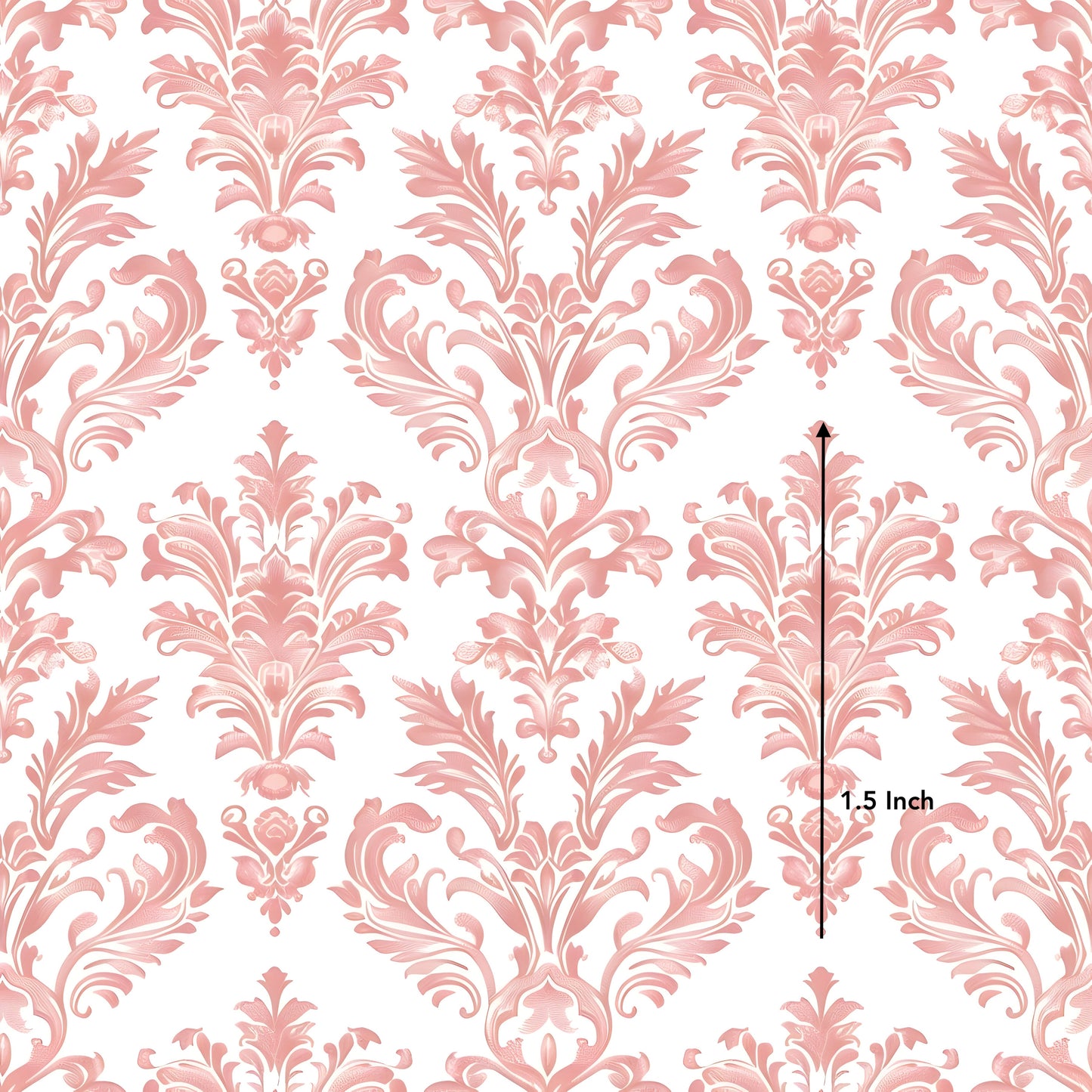 Peachy Damask (March Pre-Order) - Fabric