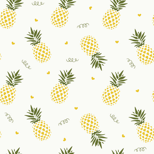 Pineapple Squiggles (September Pre-Order) - Fabric