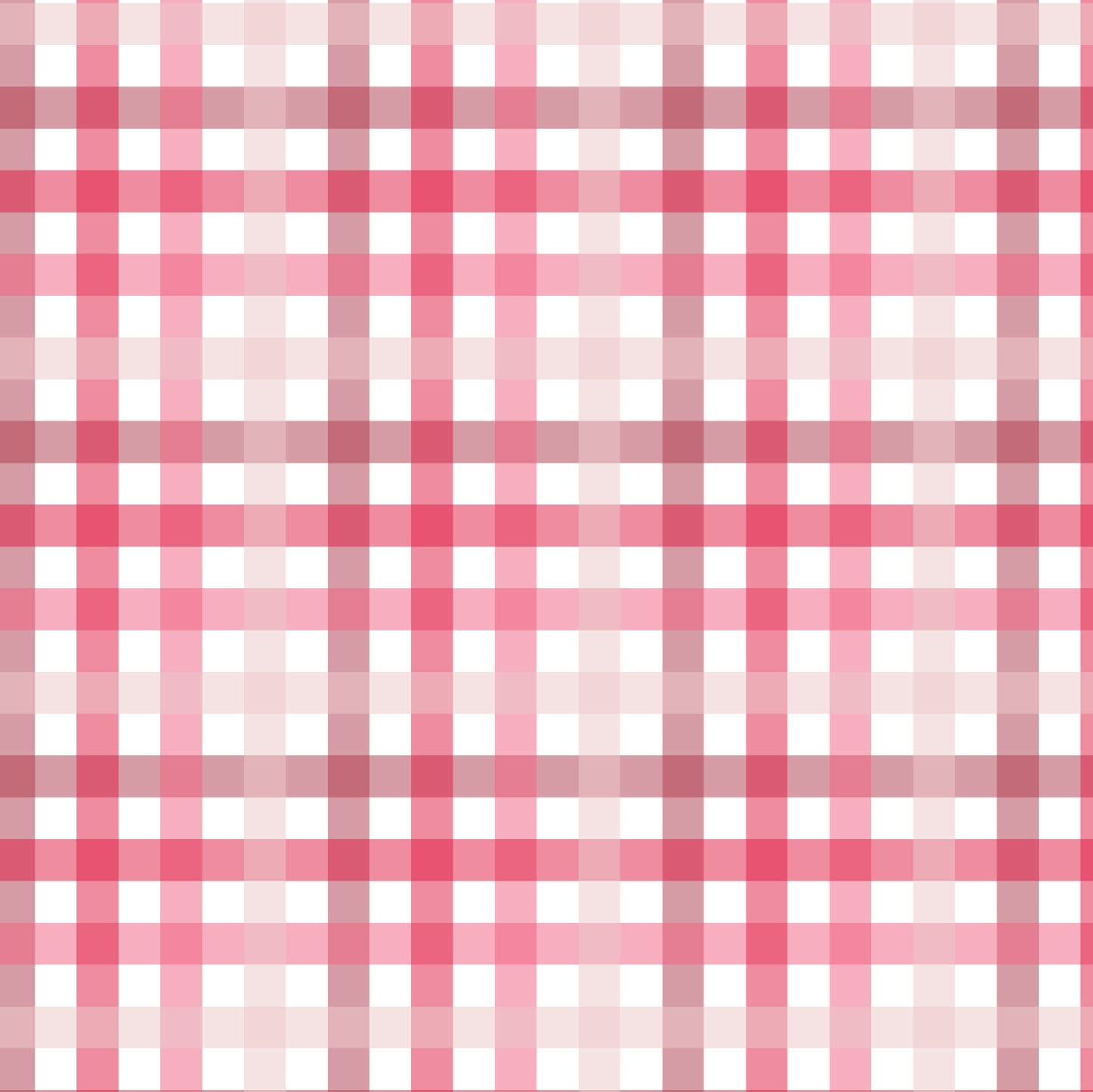 Pink Hues Gingham (September Pre-Order) - Fabric
