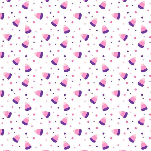 Pink & Purple Candy Corn (June Pre-Order) - Fabric