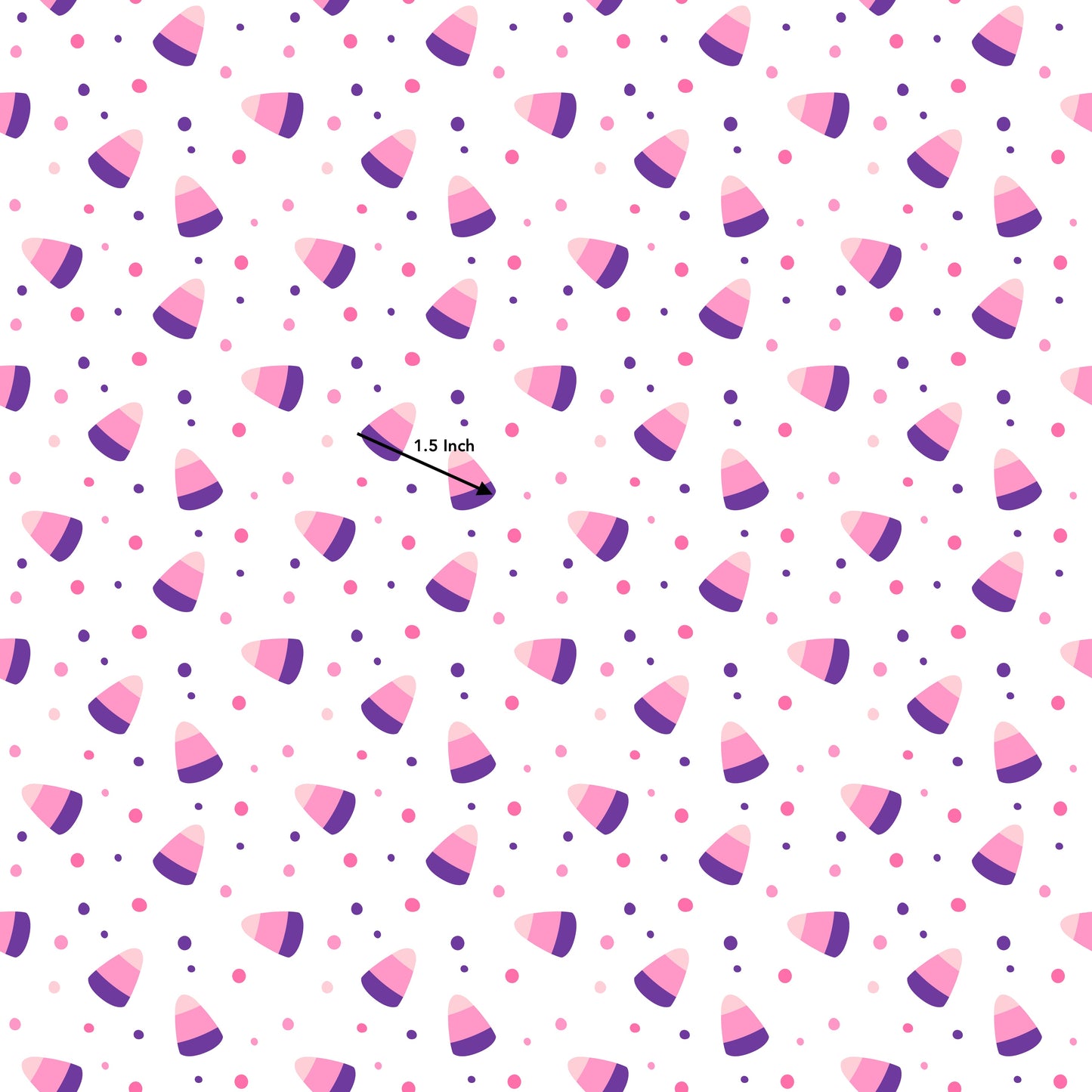 Pink & Purple Candy Corn (June Pre-Order) - Fabric