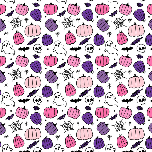 Pink & Purple Halloween Medley (June Pre-Order) - Fabric