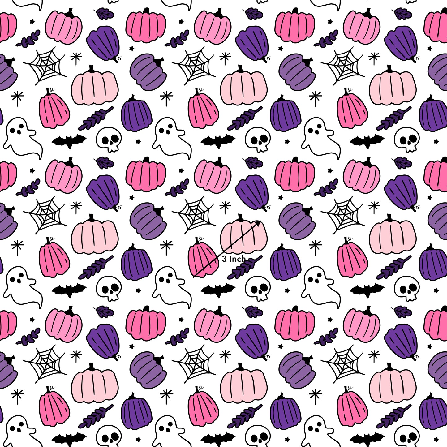 Pink & Purple Halloween Medley (June Pre-Order) - Fabric