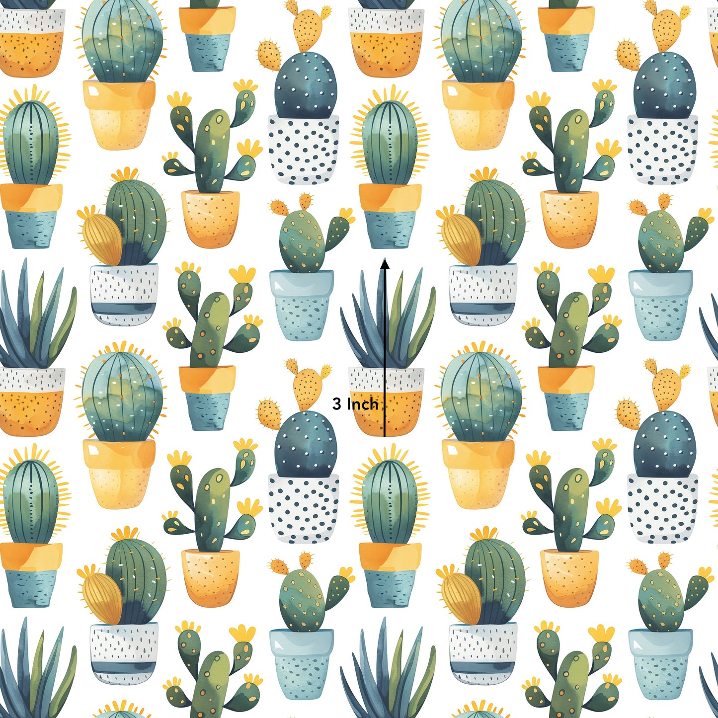 Potted Cactus (March Pre-Order) - Fabric