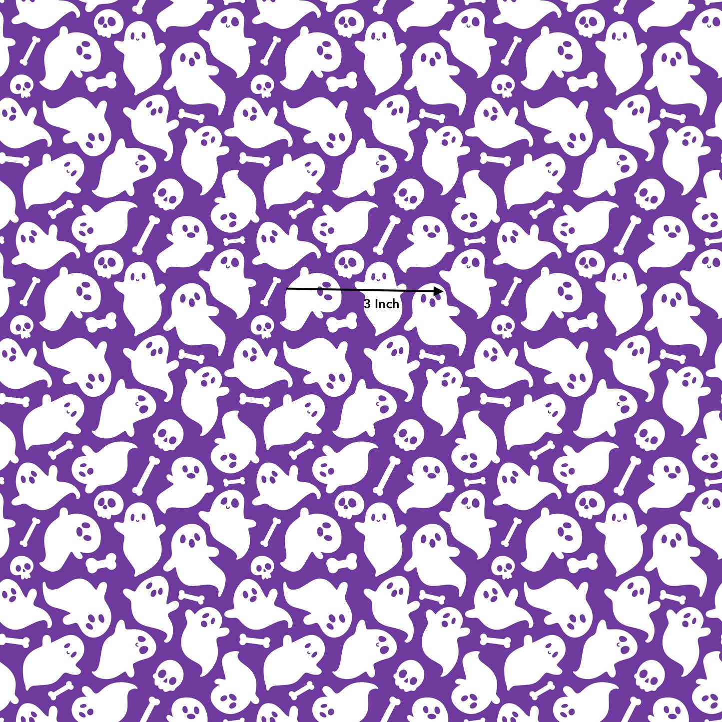 Purple Ghosts (June Pre-Order) - Fabric