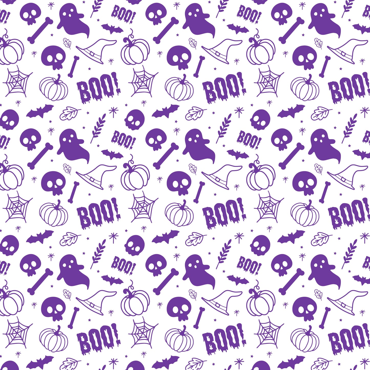 Purple Halloween Medley (June Pre-Order) - Fabric