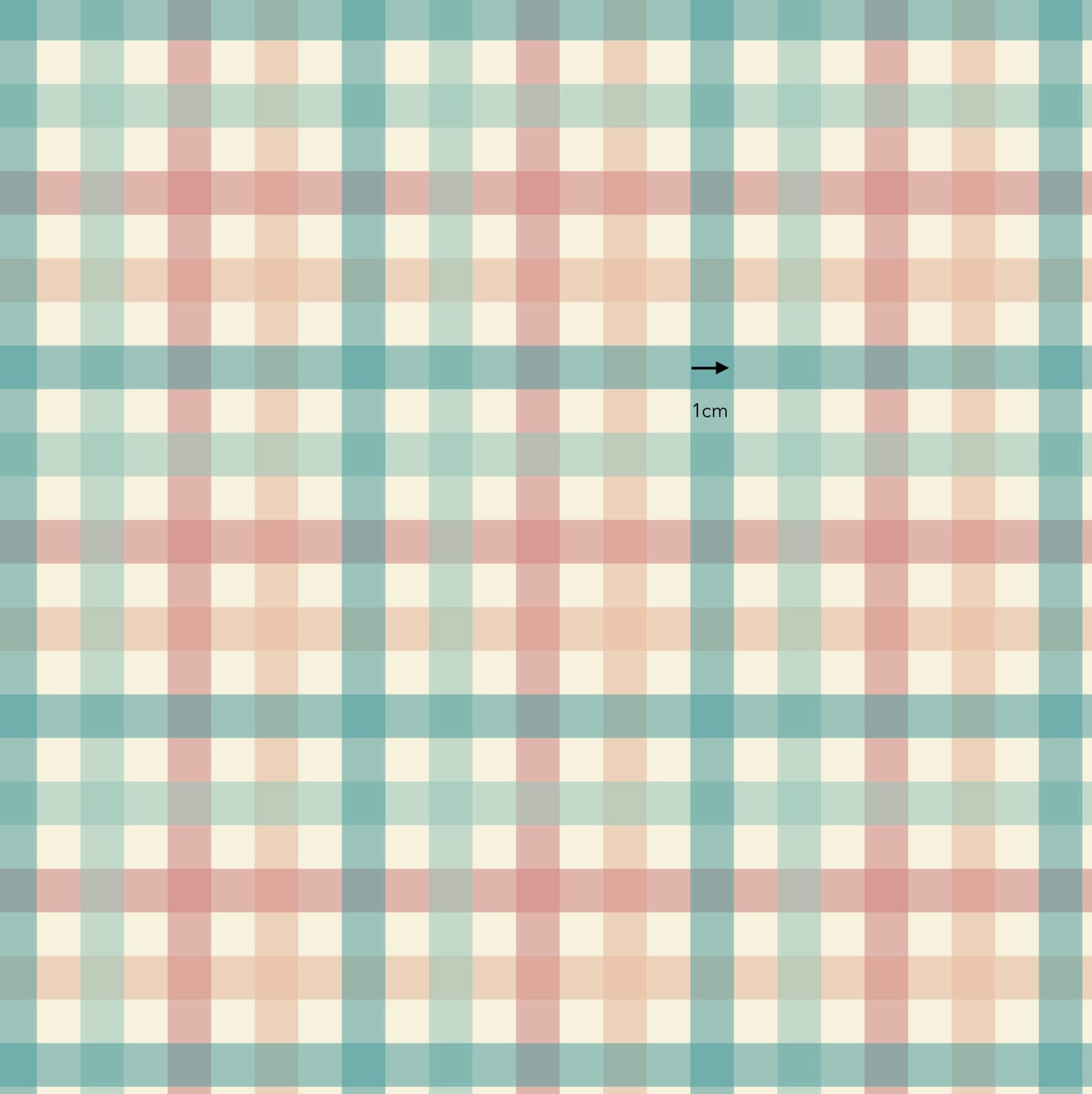 Red & Teal Gingham (September Pre-Order) - Fabric