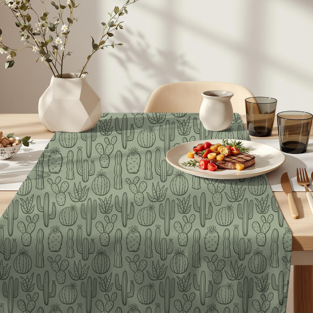 Sage Cactus (July Pre-Order) - Fabric