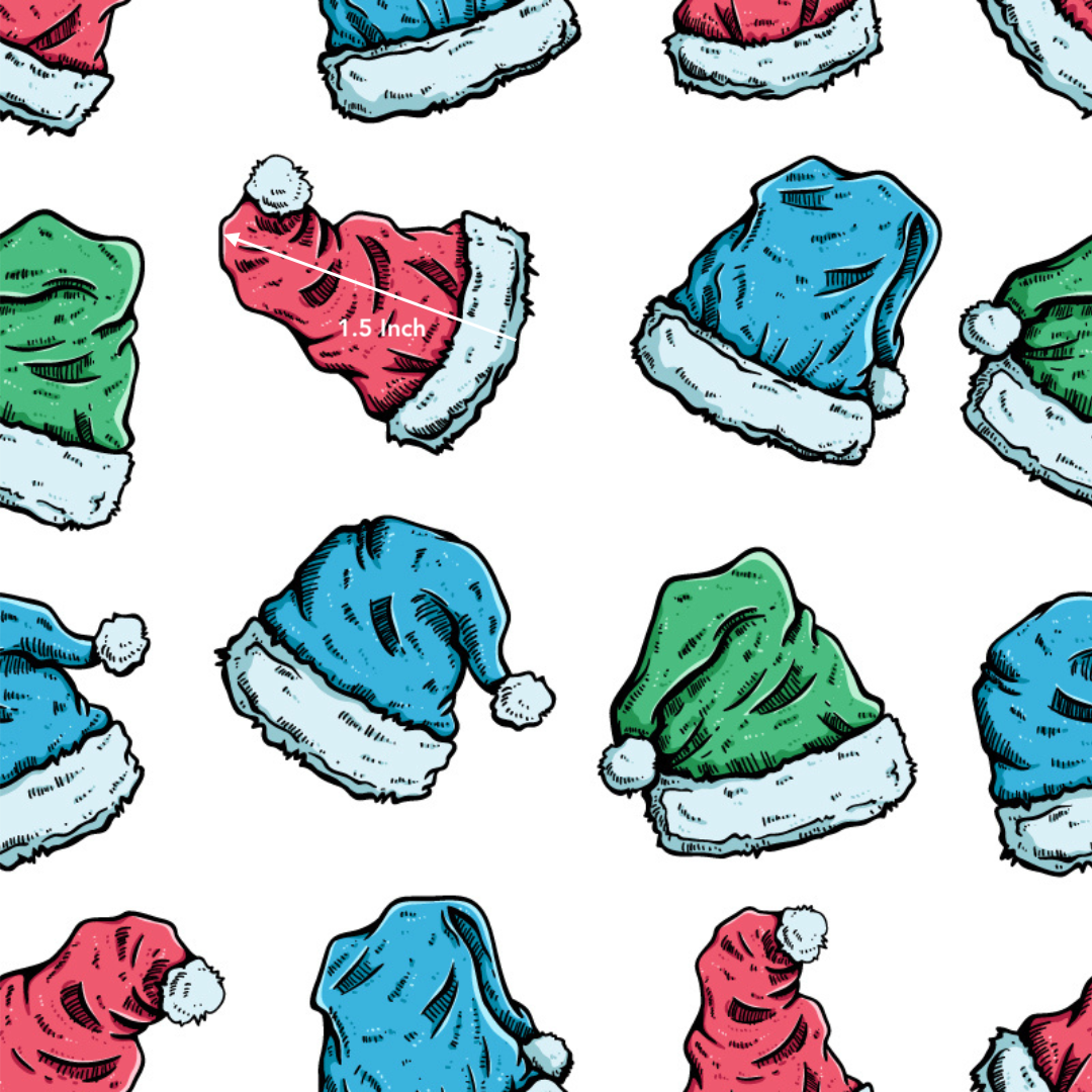 Santa Hats (June Pre-Order) - Fabric