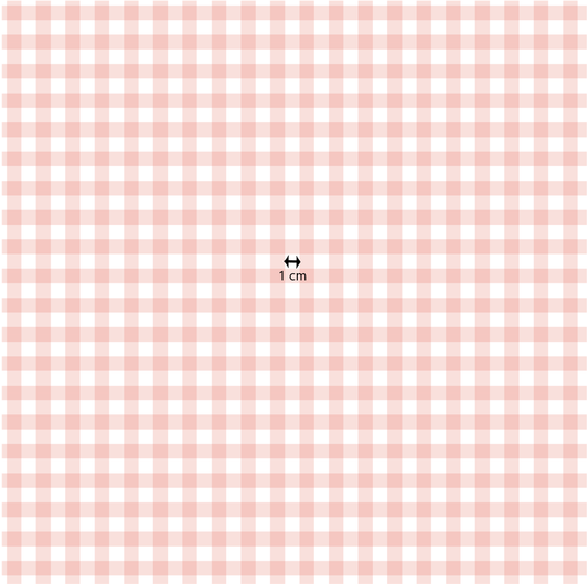 Gingham Pink - Woven Fabric