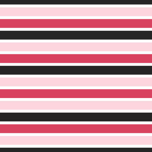 Summer Hot Pink Stripe Combo (September Pre-Order) - Fabric