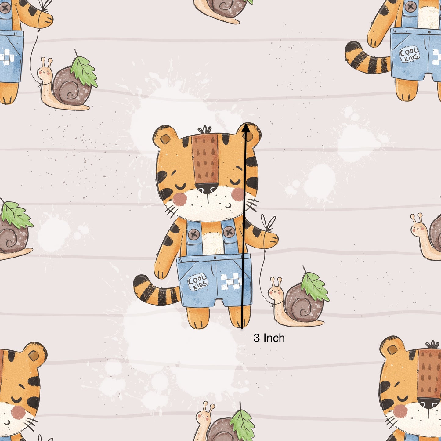 Tiger Walks (July Pre-Order) - Fabric