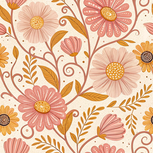Vintage Petals - March (March Pre-Order) - Fabric