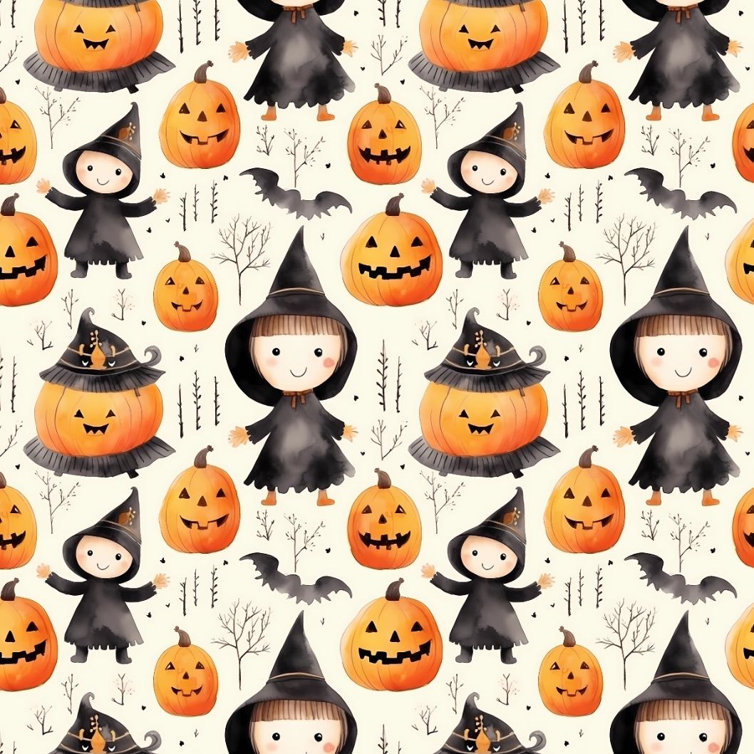 Witches & Bats (June Pre-Order) - Fabric